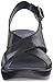 Dansko Women's Jacinda Black Snake Wedge Sandal