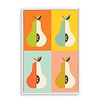 Framed Canvas Wall Art Abstract Colorful Canvas Prints Home Artwork Decoration for Living Room,Bedroom - 16x24 inches