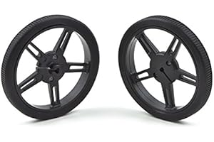 Pololu Wheel 60×8mm Pair - Black (Item: 1420)