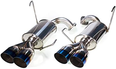 MAP AXLE-BACK EXHAUST NON-RESONATED BLUE TIPS FOR 2015-2019 SUBARU WRX/STI SEDAN