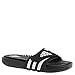 adidas Adissage Slides Sandal, Core Black/White/Black, 6 US Unisex Big Kid