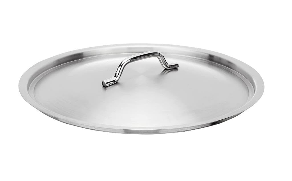 Pentole Agnelli Stainless Steel Lid With Steel Bridge, Diameter 24 Cm.