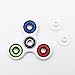 AyoGu TRI Fidget Spinner Hand Spinner Ultra Durable High Speed Rotate ADD ADHD Focus Toy (White & colorful)