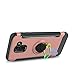 QiongNi Case for Samsung SM-J600G/DS Galaxy On6 2018 / Galaxy J6 2018 SM-J600F/DS SM-J600FN SM-J600L SM-J600N SM-J600GF/DS SM-J600FN/DS Case Cover + 360 Degree Rotating Ring Holder Kickstand Black