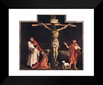 Amazon.com: The Crucifixion 20x24 Framed Art Print by Grunewald