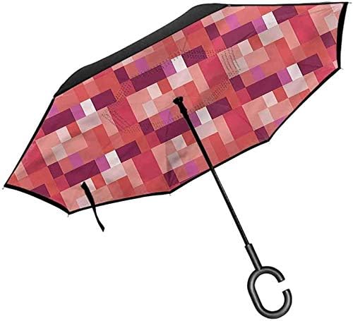 Amazon Co Jp ピーチトラベル傘農業カントリーフード逆倒立防風傘 Style15 42 5x31 5インチ 108cm X 80cm 服 ファッション小物