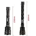 SecurityIng Super Bright 1800 Lumens 3 LEDs Flashlight Extensible Powerful Lighting Torch (18650 Rechargeable Battery Not Included)