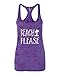 Beach Tank Top Beach Please Women's Burnout Racerback Tank