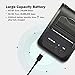 Mobile Mini Bluetooth Receipt Printer, 7 Days Standby, 2000mAh, 70mm/s, SVANTTO 58MM Portable Thermal Receipt Printer for Kitchen Support Windows, Android, Support ESC/POS Not for Squarethumb 3