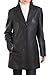 BGSD Women Danielle Lambskin Leather Walking Coat (Also available in Plus Size & Petite), Black, X-Large Petite