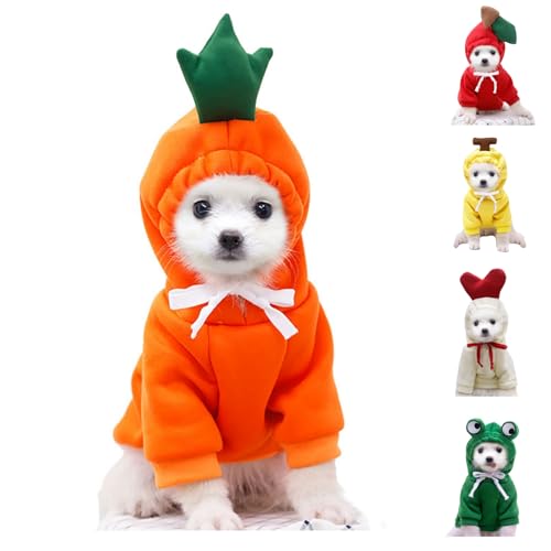 Dog Hoodie Warm Soft Fleece Dog Jumper for Autumn Winter, Cozy & Warm Dogs Outfit, Cute puppy clothes