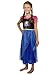 Disney Frozen Elsa Anna Girls Fantasy Gown Nightgown (4, Blue/Pink)
