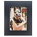US Art 24x32 Black Flat 1.25 Inch, Smooth Wrapped Finish Wood Composite Wall Decor Picture Poster Frame