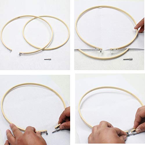 5 Embroidery+Starter+Pieces+Bamboo+Threads