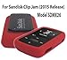 Silicone Skin Case Cover For SanDisk Clip Jam MP3 Player 2015 Release (Model SDMX26), Red/Orange