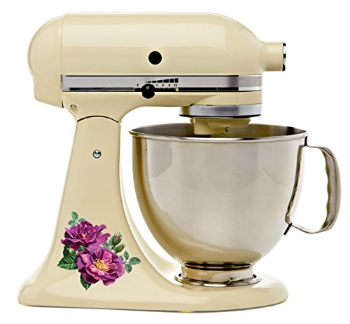 Purple Roses Bakery Kitchenaid Mixer Mixing Machine Decal Art Wrap