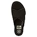 FitFlop Womens Aix Perf Nubuck Slide Sandals, Black, Size - 7