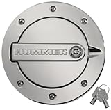 Defenderworx H2PPC08030 Chrome Locking Fuel Door for Hummer H2