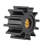 Bang4buck Boat Water Pump Impeller for Johnson 09-1027B, 09-1027B-1, 12 Blades, 2-1/4