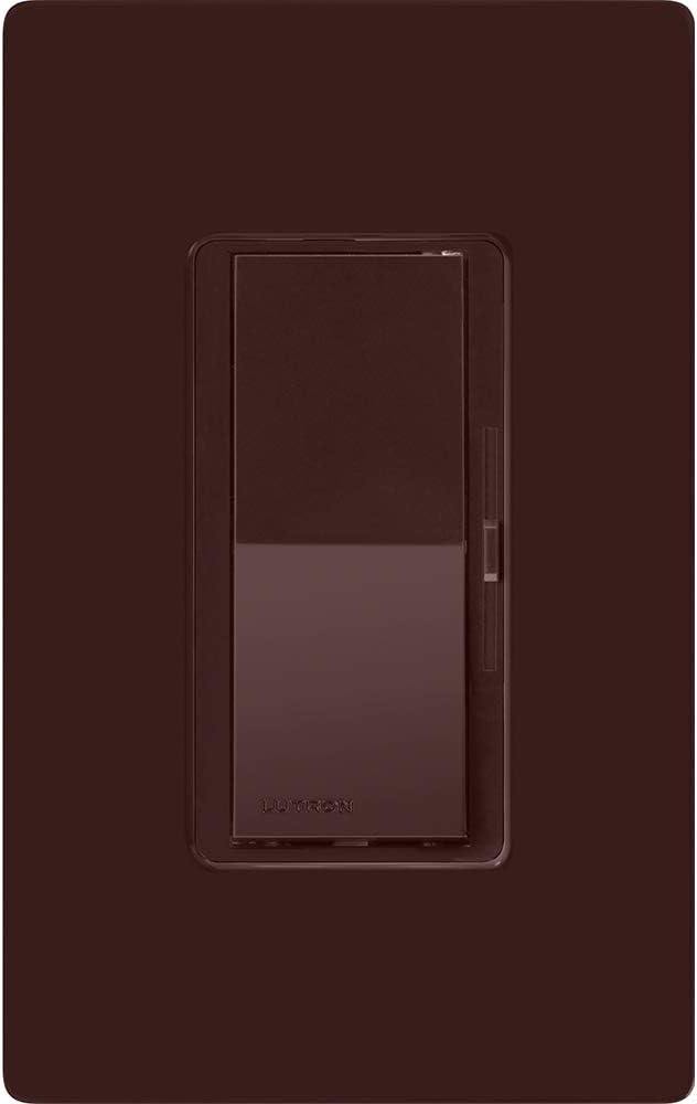 Lutron Diva LED+ Dimmer for Dimmable LED, Halogen and Incandescent Bulbs | Single-Pole or 3-Way | DVCL-153P-GR | Gray - Wall Dimmer Switches - 