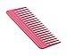 Hair RePear Wide Tooth Detangling Comb - Made in USA (Pink)