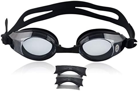 JumpStar Prescription Swim Goggle, Anti Fog, Optical Corrective (0 to -6.0) Swimming, Nearsighted for Men, Women and Kids