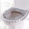 Shiwen Gouden fluwelen kant rits toiletbril rits capuchon stoel toilet cover Taobao explosie kan worden gereinigd, 2