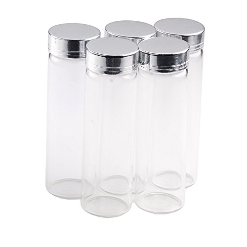 90ml Glass Bottles Aluminium Cap Transparent Clear