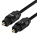 Cmple - Optical Audio Cable 3ft - Slim Fiber Optic Cable Ultra-Thin Gold Plated Toslink Cable Digital S/PDIF Audio For Soundbar Av Receivers, TV Sound Bar, Game Console Slim Optical cord