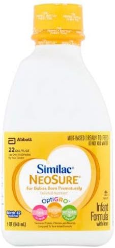 Similac NeoSure OptiGro Ready to Feed, 32 Fluid Ounce (Pack of 2)