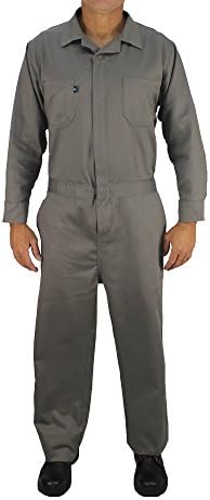 Kolossus Deluxe Long Sleeve Cotton Rich Coverall with Adjustable Cuff