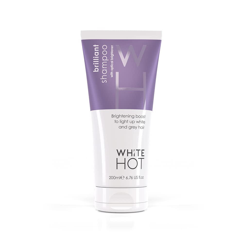 Brilliant Shampoo, 200ml, Single, White Hot: A soft violet formula to keep the brassiness at bay, give your silver a brightening boost.