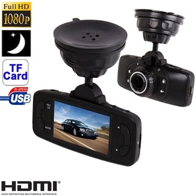 Generic GS9000L H.264 1.3 Mega Pixels CMOS Full HD 1080P 2.7 inch TFT LCD Screen Advanced Portable Car Camcorder, Support G-sensor / Motion Detection / HDMI / IR / TF Car   d, Viewing Angle: 140 Degree