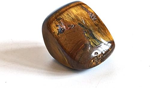 Grounding Stone - Reiki Healing Energy Charged Tigers Eye Crystal Gemstone Tumble Stone (Approx 2cm Each) Beautifully Gift Wrapped
