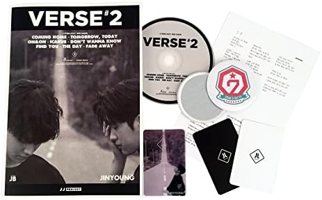 JJ PROJECT 2nd Album - Verse 2 [ Today Ver ] CD + Photobook + Lyrics Card + Photocard + Free Gift. K-POP Sealed (White)