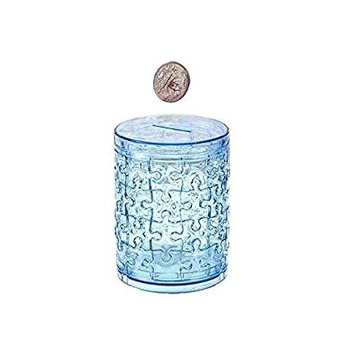 Hooray Service 3D Crystal Puzzle Building Blocks Blue Pen Case Piggy Bank Educational Toy for Kids - Image 5