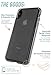 Smartish iPhone Xs Max Clear Case - Nudist Frosted Clear - Protective Slim Grip Shock Resistant Cover (Silk) - Nothin' to Hide