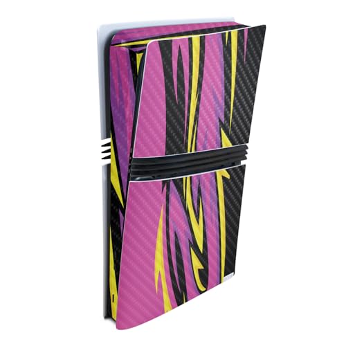 Carbon Fiber Gaming Skin Compatible with Sony PlayStation 5 PS5 Pro Console - T…