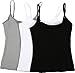 Pact Everyday Camisole w/Shelf Bra 3-Pack Multi SM