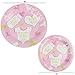 202 Piece Baby Girl Baby Shower Decorations Set - Girl Baby Shower Decorations with Banner, Plates, Cups, Napkins, Cutlery, and Tablecloth, Serves 25