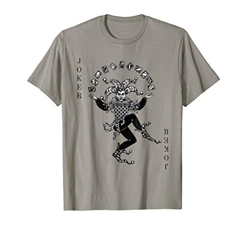 Jokers Wild Playing Card Halloween Costume T-shirt