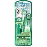 Tropiclean Fresh Breath Plaque Remover Pet Oral Care Kit, Small