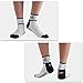 LIN 4 Pack Cycling Socks for Men & Women - Performance Moisture Wicking CoolMax Ankle Socks for Mountain Road Bike Sports