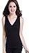 CAKYE Women Nursing Tank Top Camisole Sleep Bra For Maternity / Breastfeeding (Large: Fits for Weight 140-165 lb, Black + Grey + Green Dot (3pcs))