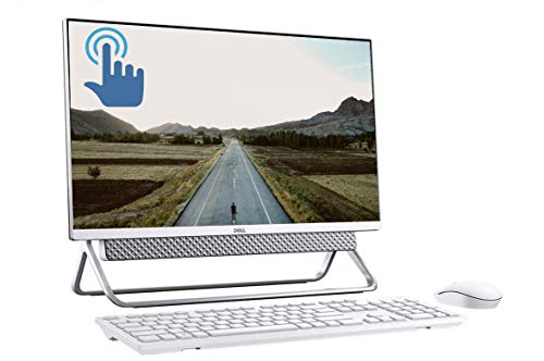 Dell Inspiron 24 5000 Series 23.8″ FHD Touchscreen All-in-One Desktop, 10th Gen Intel Quad-Core i5-10210U up to 4.2GHz, 12GB DDR4 256GB PCIe SSD + 1TB HDD, MaxxAudio FHD Camera WiFi USB-C Win 10