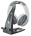 Allsop Headset Hangout, Universal Headphone Stand & Tablet Holder, Adjustable with 4 Viewing Angles and Cord Management System (31661)