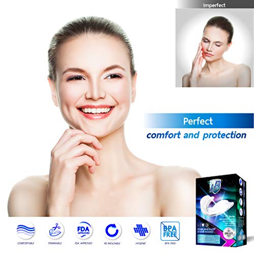 LORIOUS Mouthguard One Size Fits All Premium Set of 6 BPA Free