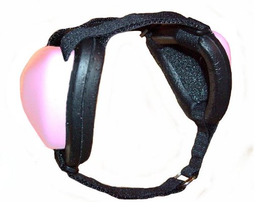 Mutt Muffs DDR337 Hearing Protection for Dogs, Pink, Medium