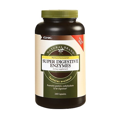 GNC Natural Brand Super Digestive Enzymes VALUE SIZE 240 caps in the
