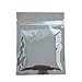 100x Premium Double-Sided Foil Mylar Flat Zip Closure Locking Bag 7.5x10cm (3x4